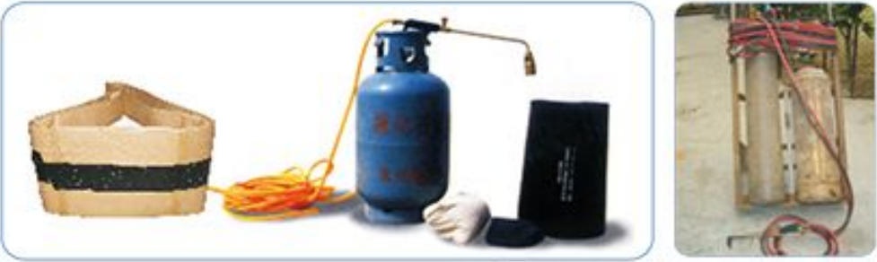 热收缩带连接施工材料及工具